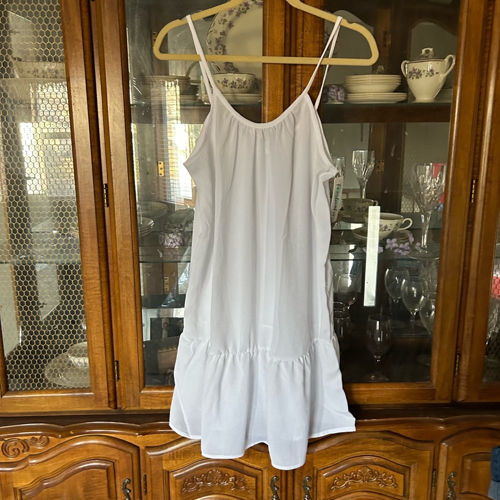 Tiered Swim Coverup Dress